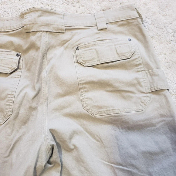 Duluth Trading Co Flex Fire Hose 5-pocket Mens Pants TAN 48x32 READ Relaxed Fit - Picture 5 of 11